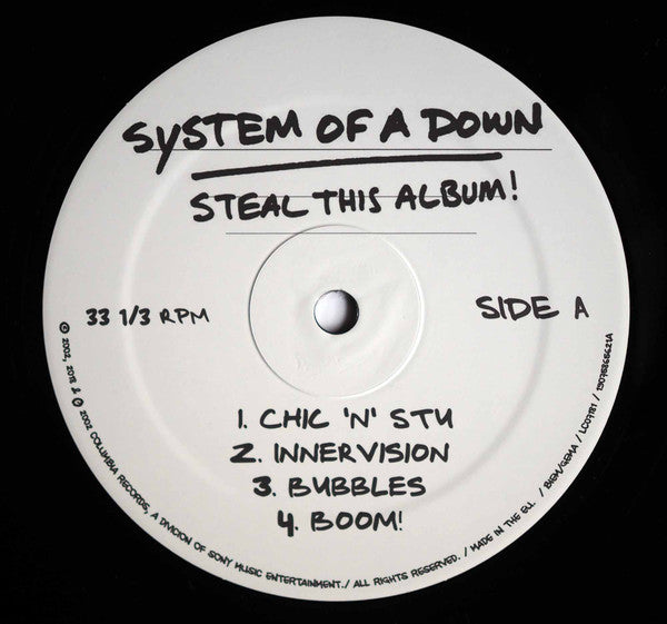 System Of A Down - Steal This Album! Vinyl Record