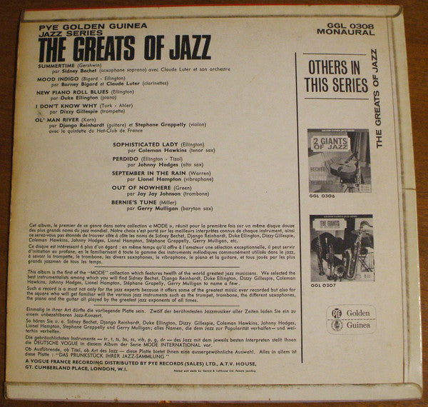 Various - The Greats Of Jazz