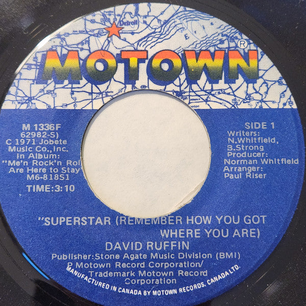 David Ruffin - Superstar (Remember How You Got Where You Are) - 1975