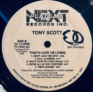 Tony Scott - That's How I'm Living - 1990