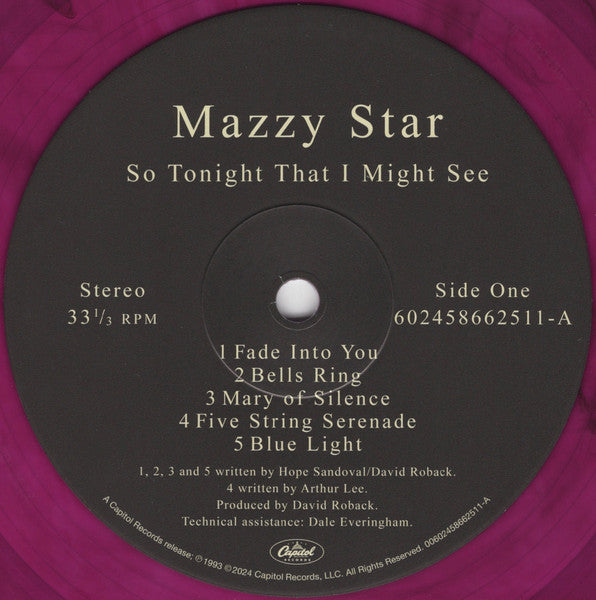 Mazzy Star - So Tonight That I Might See - 2025