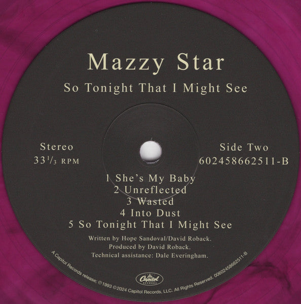 Mazzy Star - So Tonight That I Might See - 2025