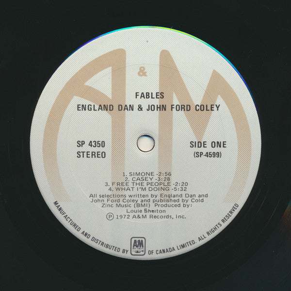 England Dan & John Ford Coley - Fables