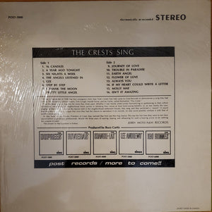 Crests, The - The Crests Sing -