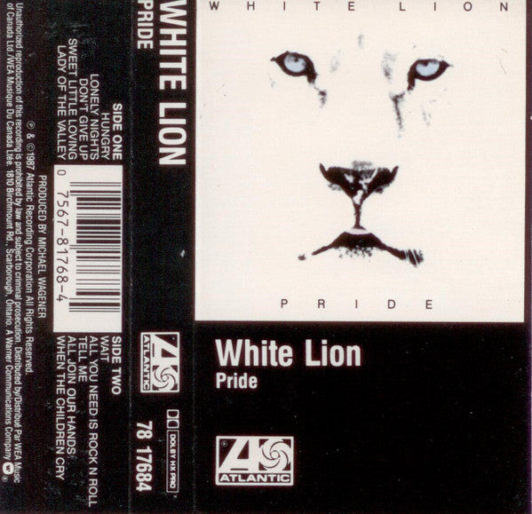 White Lion - Pride Vinyl Record