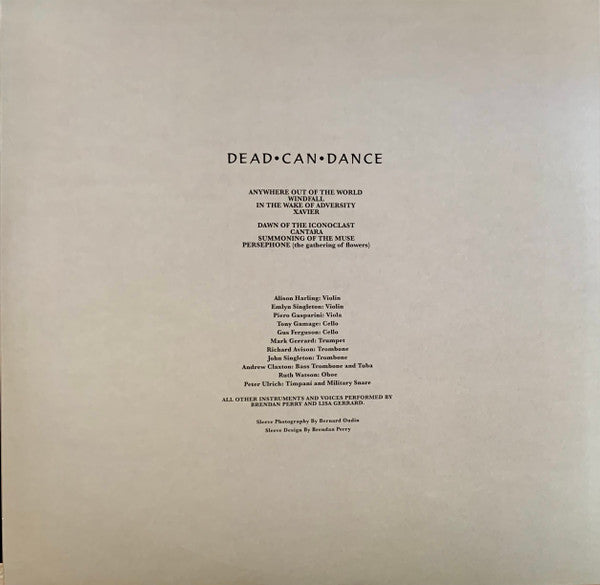 Dead Can Dance - Within The Realm Of A Dying Sun - 2017