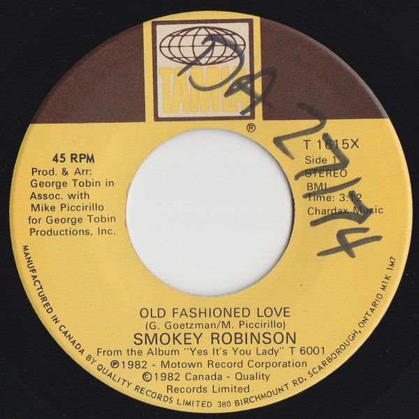 Smokey Robinson - Old Fashioned Love / Destiny