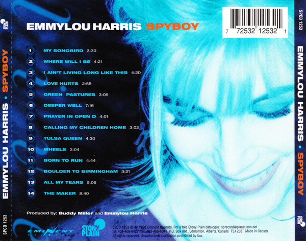 Emmylou Harris - Spyboy (CD) -