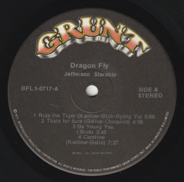 Jefferson Starship - Dragon Fly - 1974