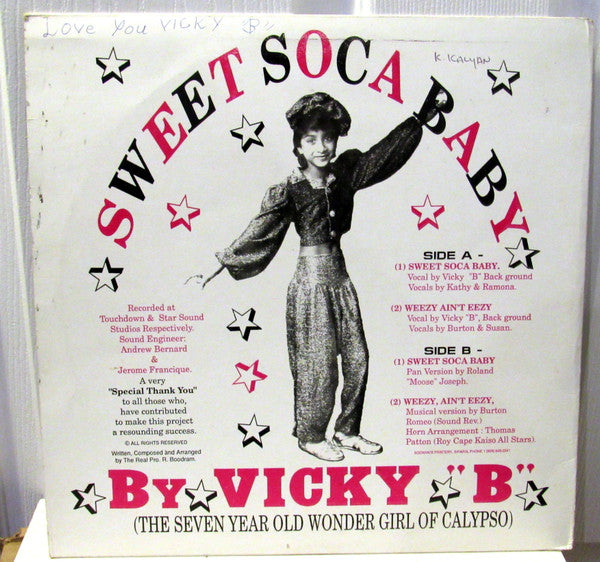 Vicky "B" - Sweet Soca Baby - 1989