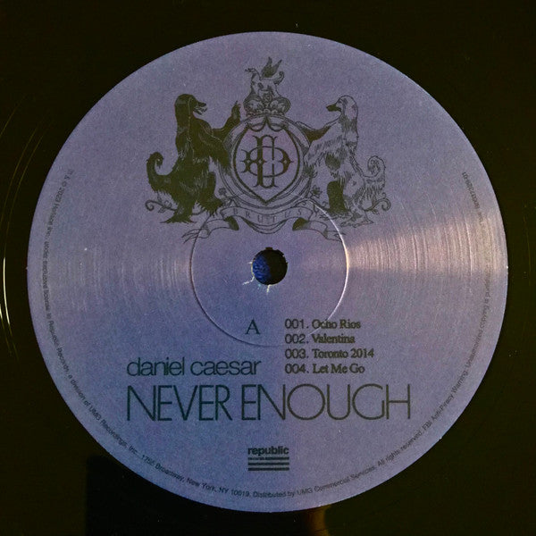 Daniel Caesar - Never Enough - vinyl – Press Vinyl Cafe