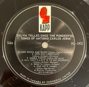 Sylvia Telles - Sylvia Telles Sings The Wonderful Songs Of Antonio Carlos Jobim - 1966