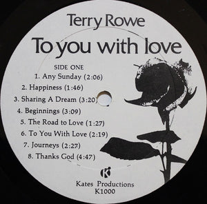 Terry Rowe - To You With Love - 1973