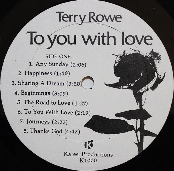 Terry Rowe - To You With Love - 1973