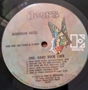 The Doors - Morrison Hotel Vinyl Record