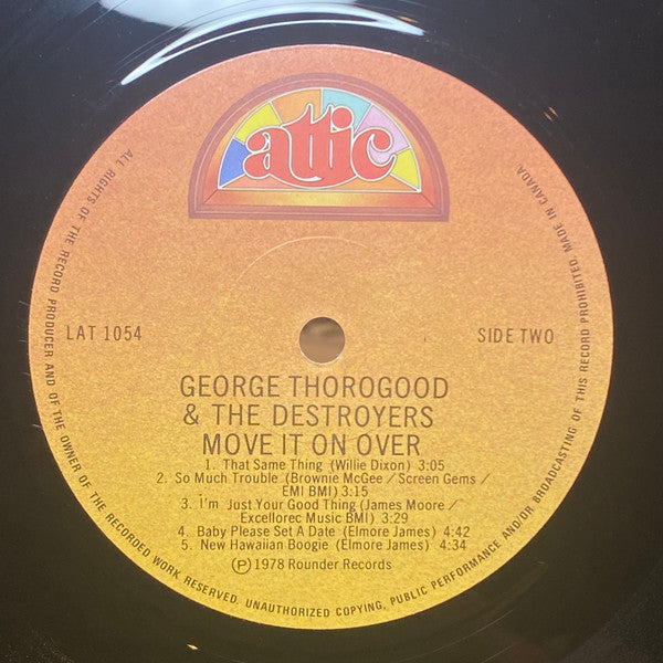 George Thorogood & The Destroyers - Move It On Over - 1978