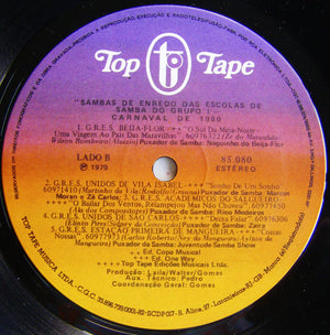 Various - Sambas-De-Enredo Das Escolas De Samba Do Grupo I - Carnaval 80 - 1979