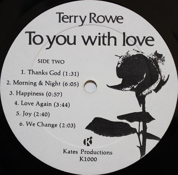 Terry Rowe - To You With Love - 1973