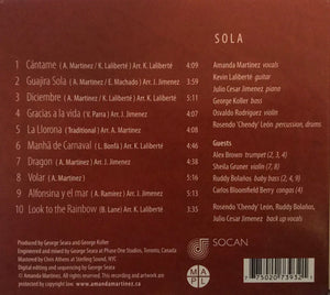 Amanda Martinez - Sola (CD) - 2006