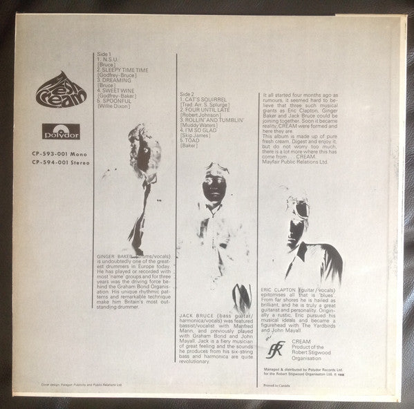 Cream - Fresh Cream - 1966