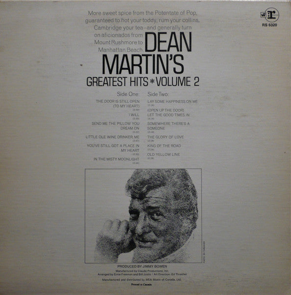 Dean Martin - Dean Martin's Greatest Hits! Volume 2