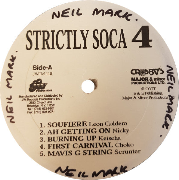 Various - Strictly Soca 4 - 2000