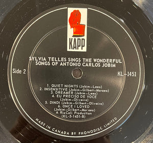 Sylvia Telles - Sylvia Telles Sings The Wonderful Songs Of Antonio Carlos Jobim - 1966