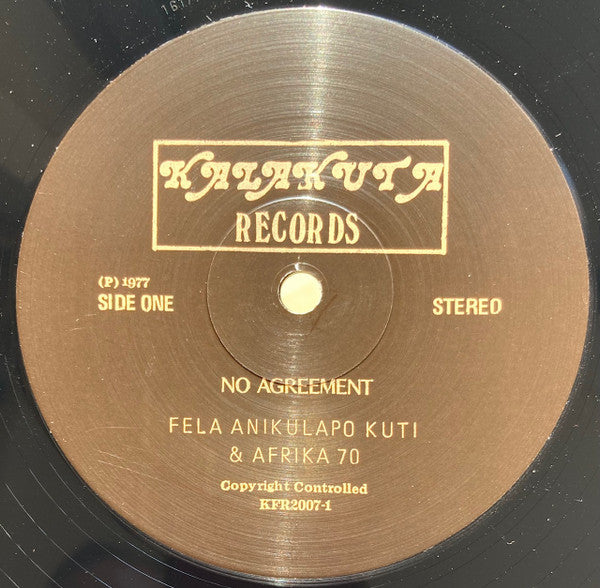 Fela Kuti And Africa 70 - No Agreement - 2017