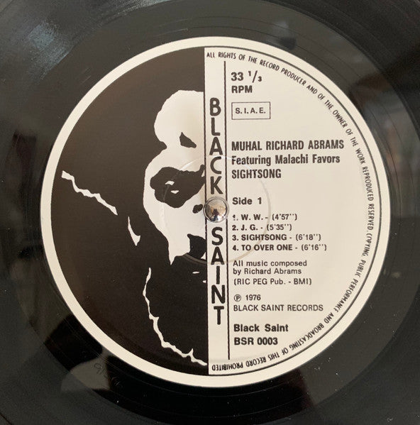 Muhal Richard Abrams Featuring Malachi Favors - Sightsong -