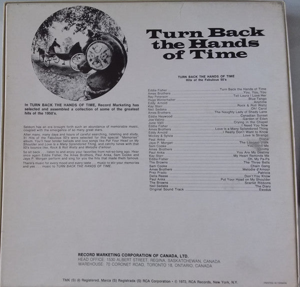 Various - Turn Back The Hands Of Time - 1972