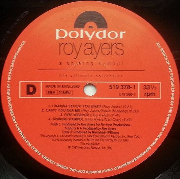 Roy Ayers - A Shining Symbol - The Ultimate Collection - 1993