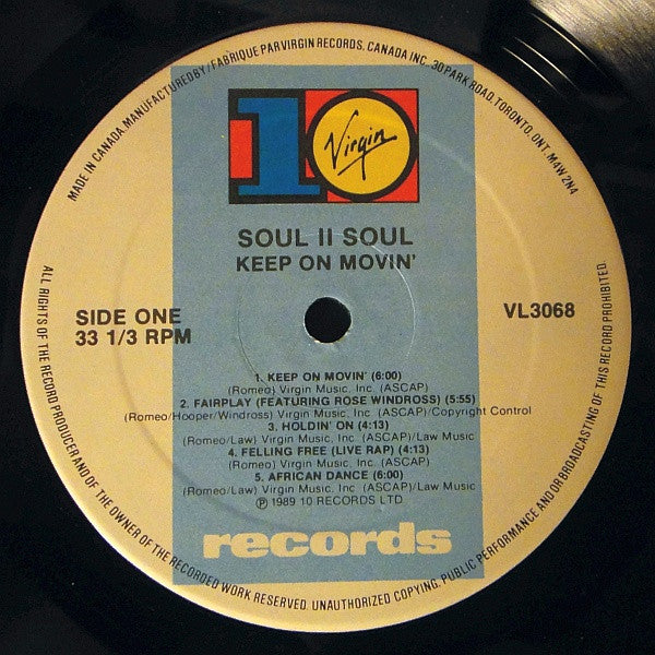 Soul II Soul - Keep On Movin' - 1989