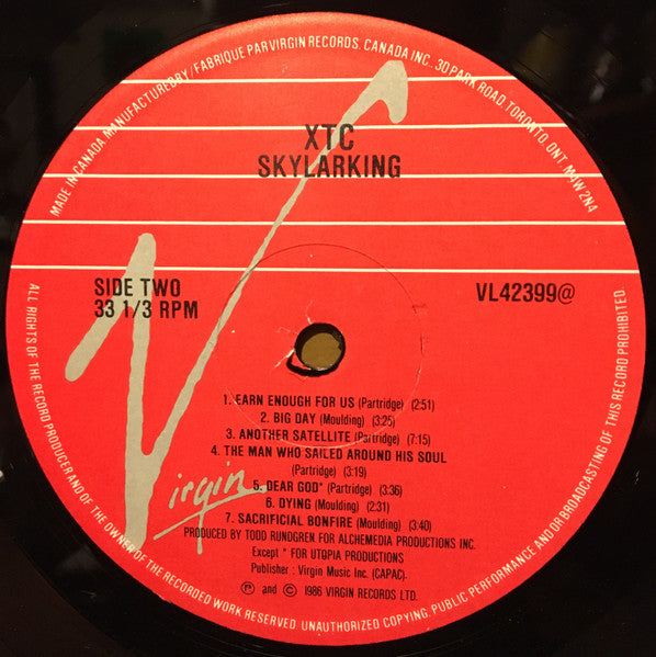 XTC - Skylarking - 1987