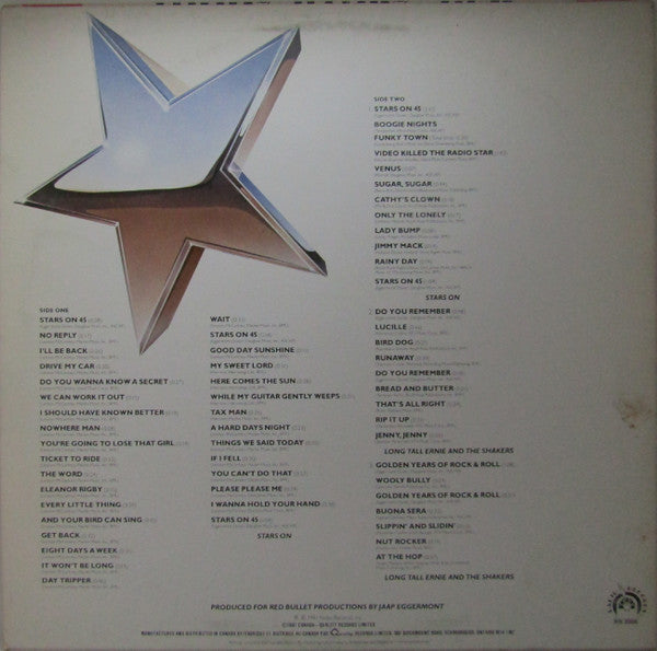 Stars On 45 / Long Tall Ernie And The Shakers - Stars On Long Play - 1981