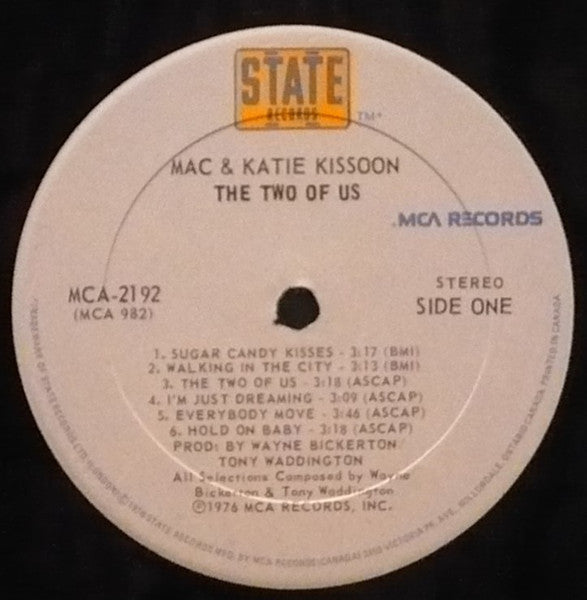 Mac And Katie Kissoon - The Two Of Us