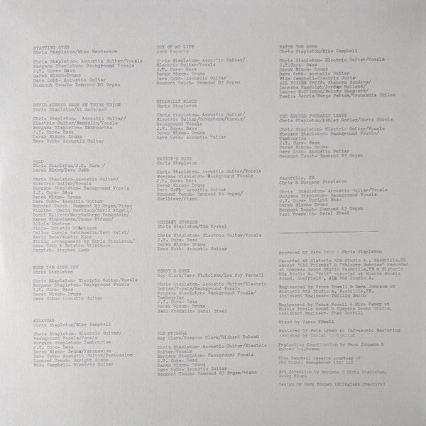 Chris Stapleton - Starting Over - 2020