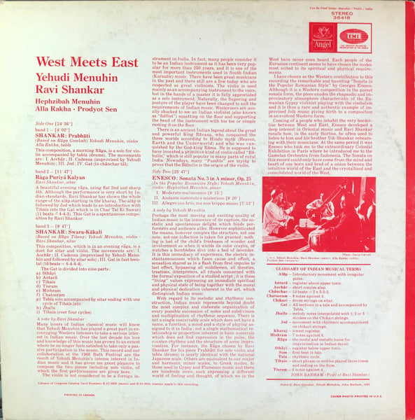 Yehudi Menuhin - West Meets East