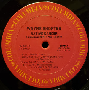 Wayne Shorter Featuring Milton Nascimento - Native Dancer - 1975