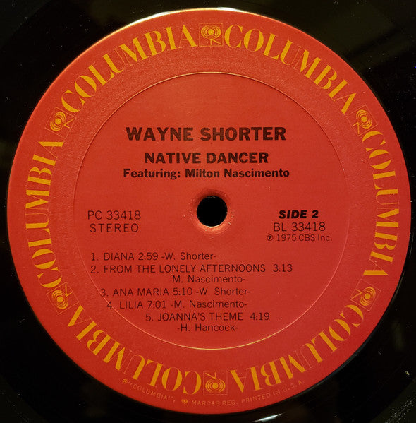 Wayne Shorter Featuring Milton Nascimento - Native Dancer - 1975