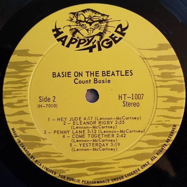 Count Basie - Basie On The Beatles Vinyl Record