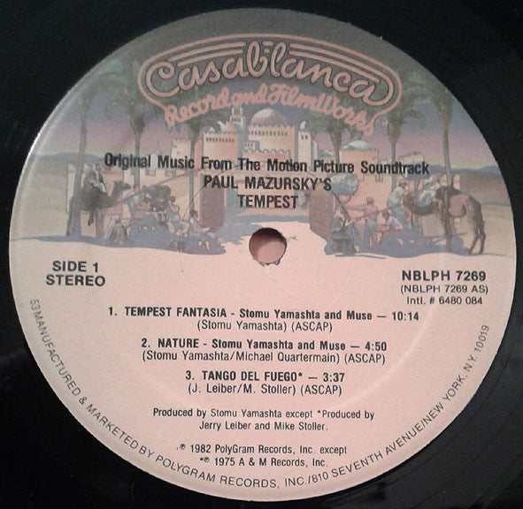 Stomu Yamash'ta - Paul Mazursky's Tempest (Original Music From The Motion Picture Soundtrack) - 1982