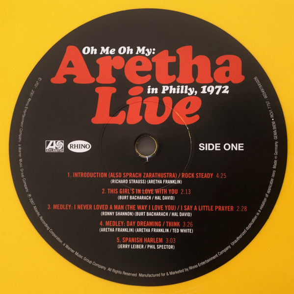 Aretha Franklin - Oh Me Oh My: Aretha Live In Philly, 1972 - 2021