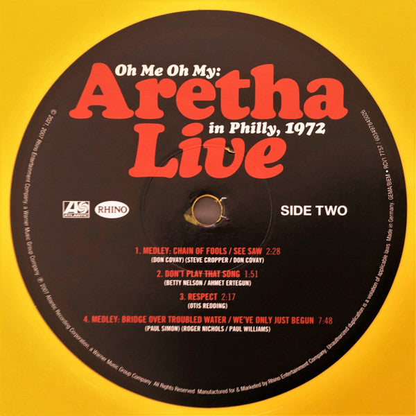 Aretha Franklin - Oh Me Oh My: Aretha Live In Philly, 1972 - 2021