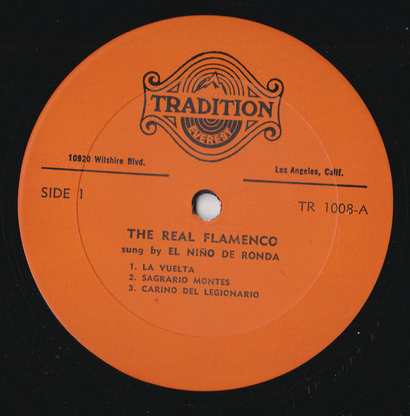 El Nino De Ronda -  Sings The Real Flamenco -