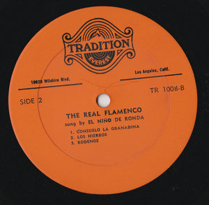 El Nino De Ronda -  Sings The Real Flamenco -