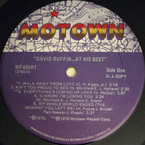 David Ruffin - At His Best