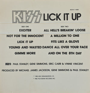 Kiss - Lick It Up Vinyl Record