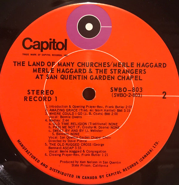 Merle Haggard - The Land Of Many Churches