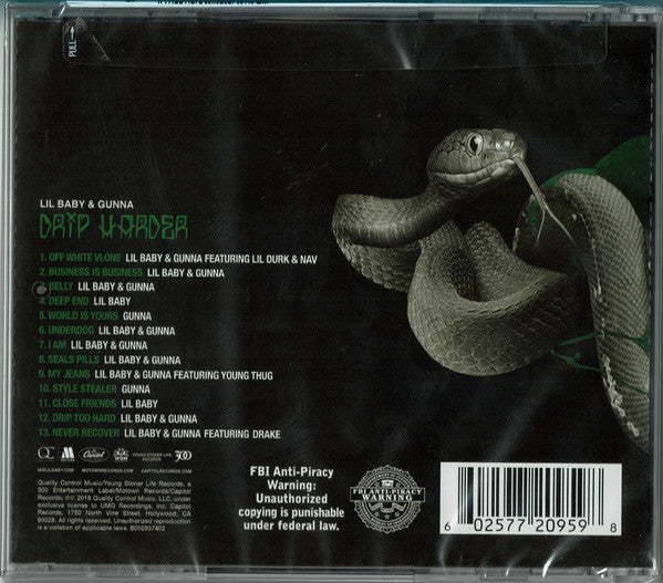 Lil Baby, Gunna - Drip Harder (CD) - 2018