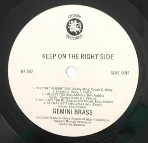 Gemini Brass - Keep On The Right Side